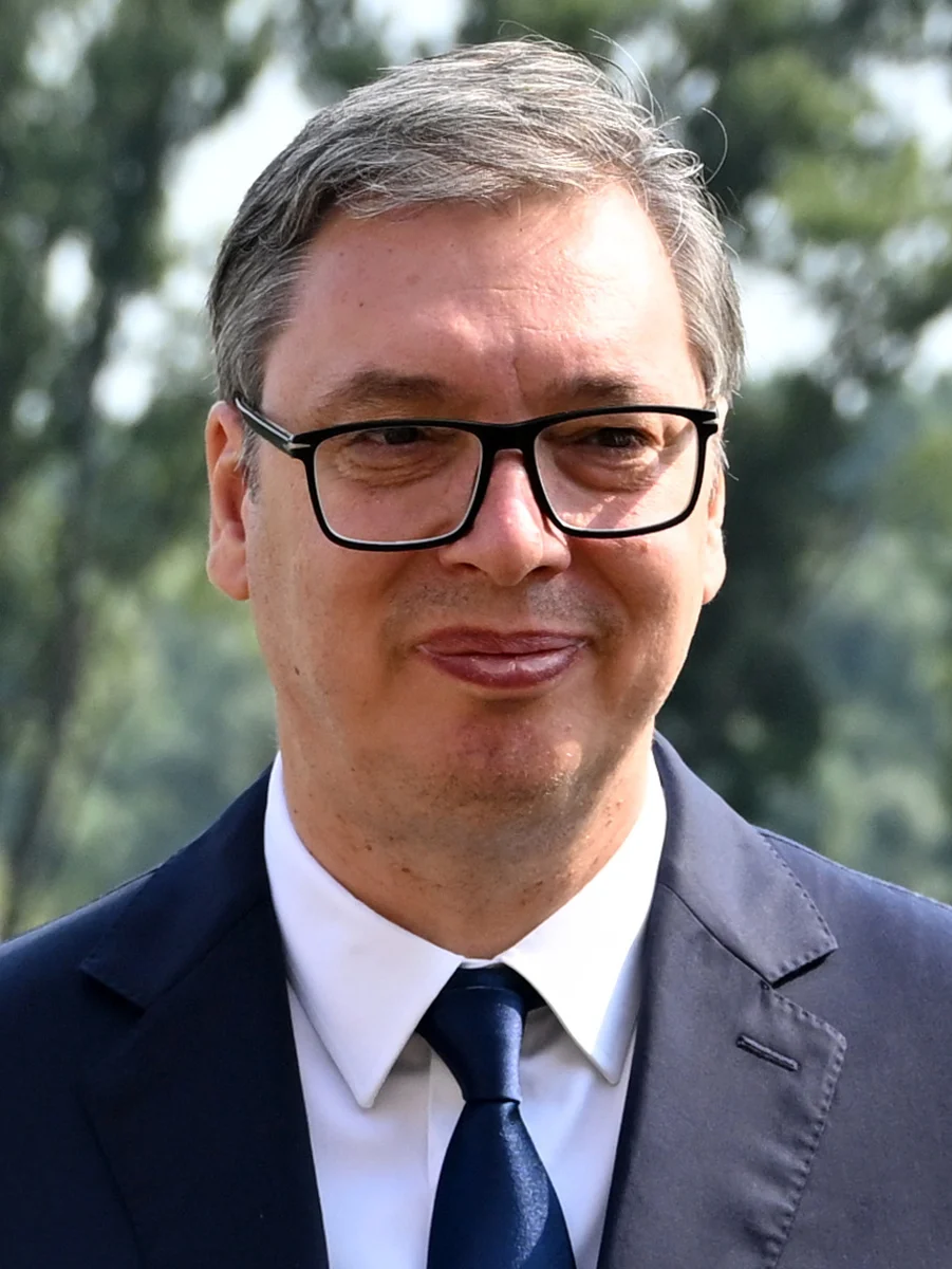 Imagen de archivo. Aleksandar Vučić durante una reunión en Belgrado, en julio de 2024.